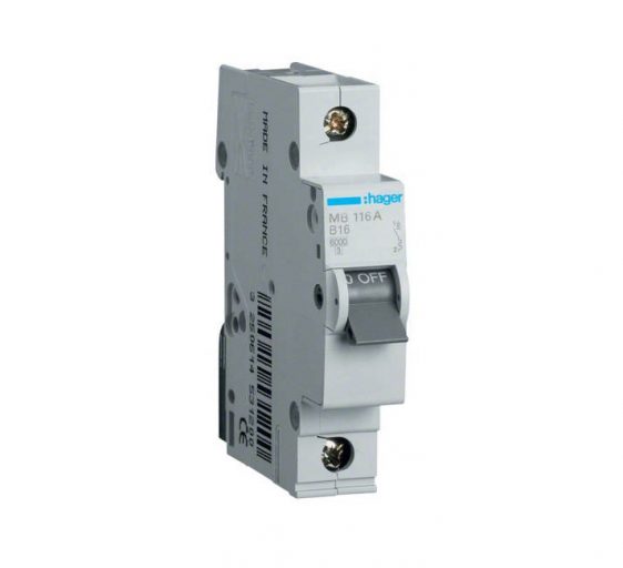 Automatinis jungiklis 1P 2A-63A Hager
