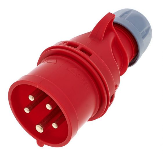 015-6 kištukas pernešamas 16A/400V 5P IP44 PCE