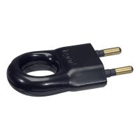 050163 kištukas 2P 6A juodas Legrand