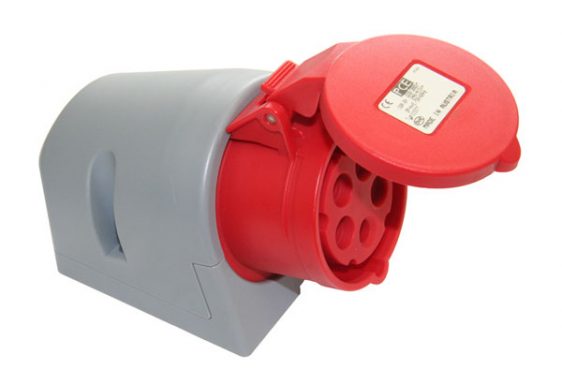 125-6 lizdas stacionarus 32A/400V 5P IP44 PCE
