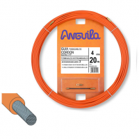 Laidų pratraukiklis 4mm oranžinis