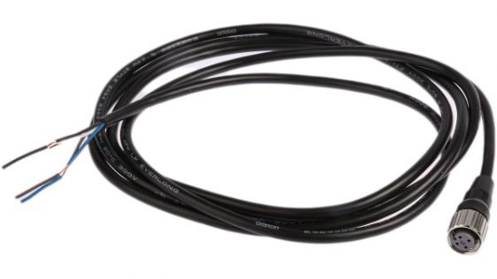 Jutiklio laidas XS2FM12PVC4S2M M12 jungtis 2m