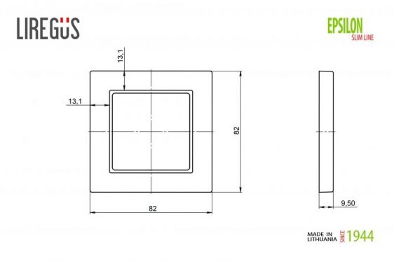 Rėmelis Slim Line Liregus Epsilon - Image 2
