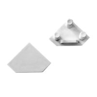 Užbaigimai LED profiliui Corner 45