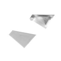 Užbaigimai LED profiliui Corner Shelf