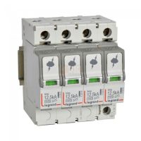 412273 Viršįtampių ribotuvas 320V/12,5kA 3P+NPE I+II (B+C) LEGRAND