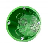 Dėžutė montažinė g/k IID66-005 45mm žalia Liregus