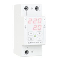 CV2-63 red Įtampos kontrolės relė su srovės valdymu 1F 1NO 63A apat.120-210V, viršut. 220-280V ZUBR