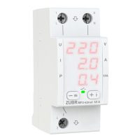 MF2-63 red daugiafunkcinė įtampos kontrolės relė 1F 1NO 63A apatinė 120-210V viršutinė 220-280V ZUBR