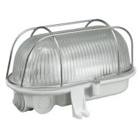 Šviestuvas OVAL 60W simetal baltas