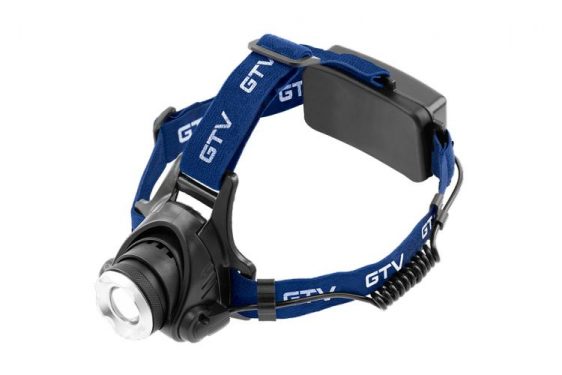 LED Prožektorius ant galvos 3xAAA 6W 350lm GTV