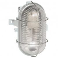 Šviestuvas OVAL 60W simetal IP44 pilkas